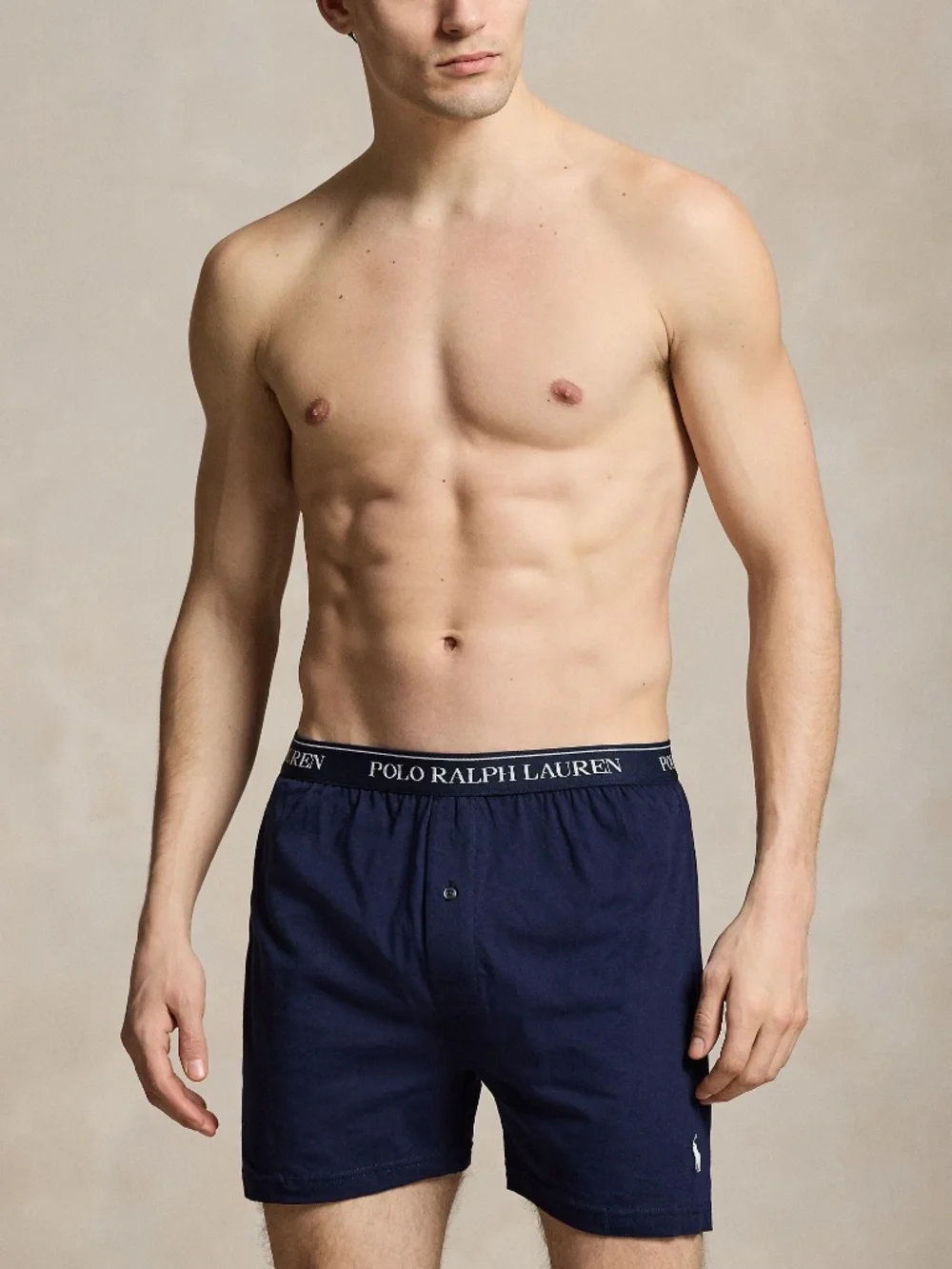Ralph Lauren Men's 5-Pack Classic-Fit Cotton Knit Boxers - size M - NEW